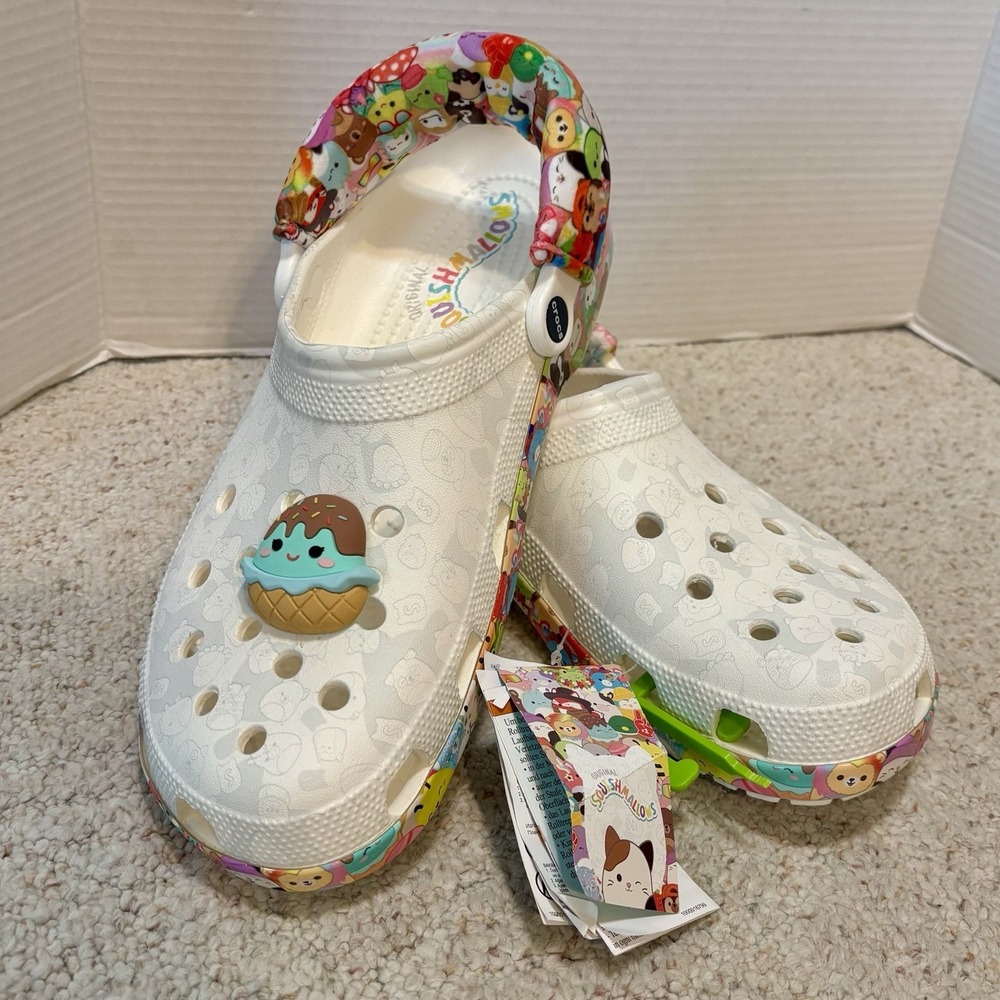 CROCS Squishmallows Classic Clog Mens 13 Missing Jibbitz New w Tags Limited Ed.